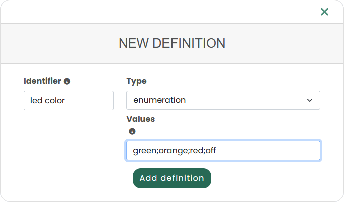 Create a domain definition